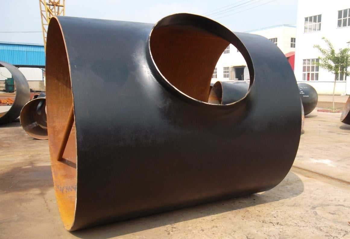 Large-caliber Carbon Steel Pipe Fitting Tee
