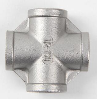 150lbs Threaded Stainless Steel Pipe Fittings High Press Cross