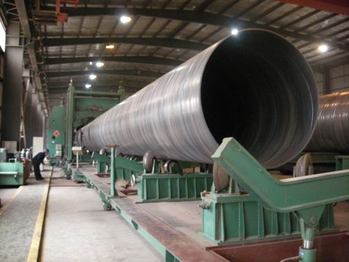 Large Diameter 3LPE Anti Corrosion Spiral Steel Custom Pipeline