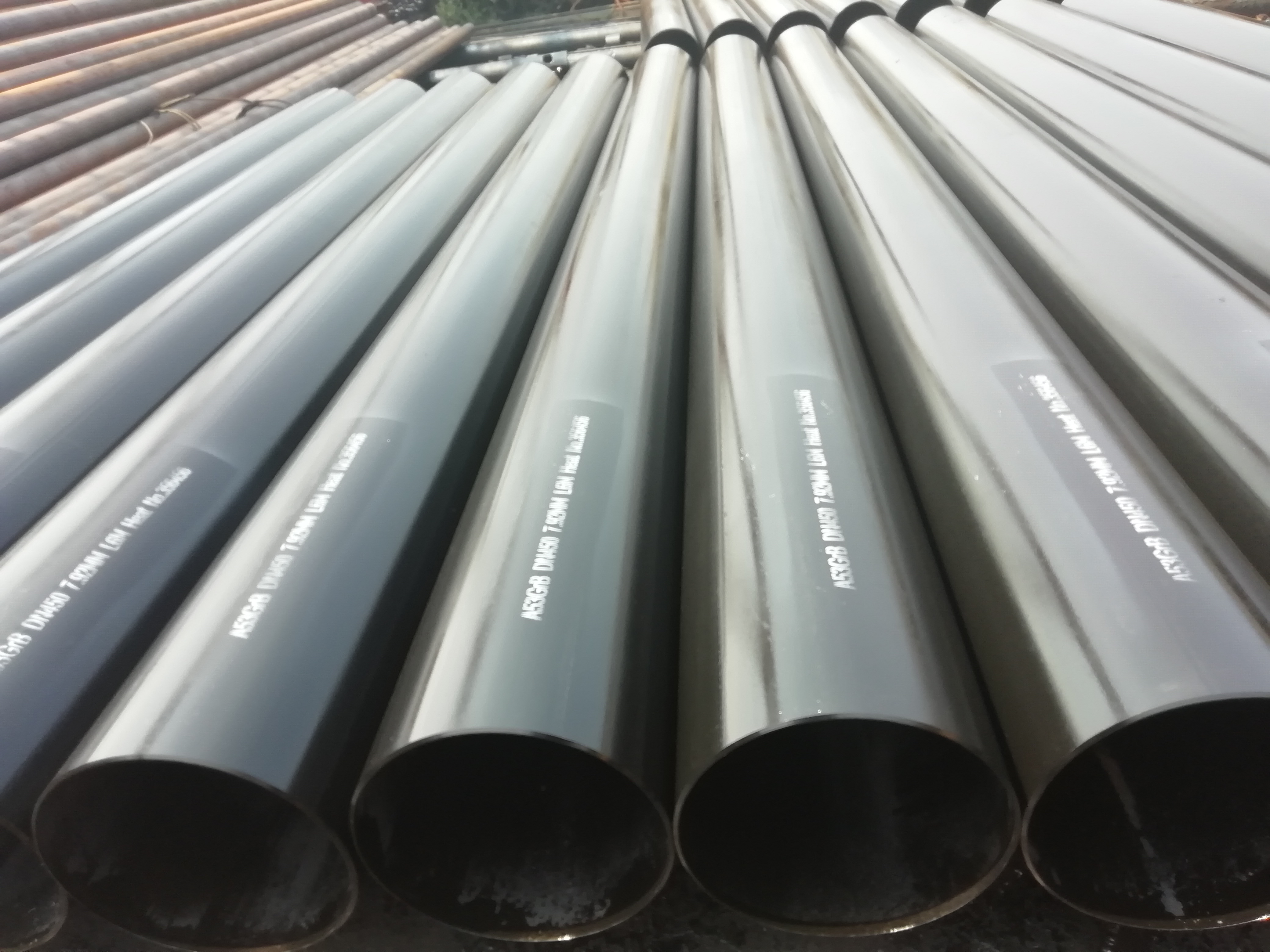 20mm-610mm ASTM Galvanized Seamless Spiral Custom Pipeline
